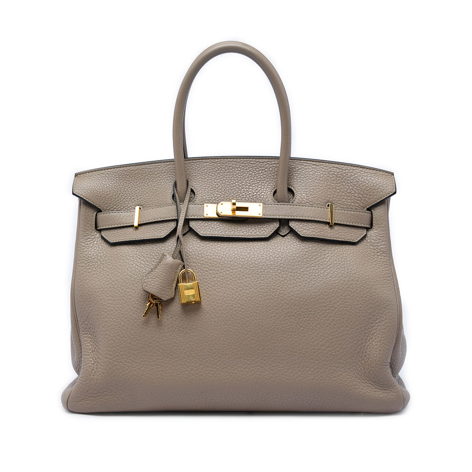 Hermes Birkin Retourne 35 Clemence Leather Handbag (1 of 8)