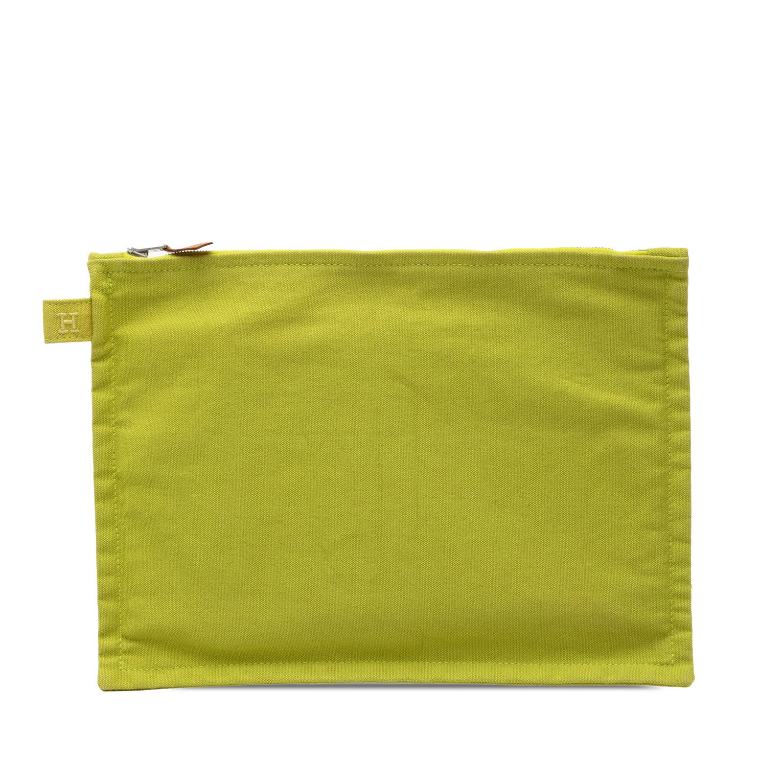 Hermes Bora Bora GM Toile Zip Pouch in Green (1 of 6)