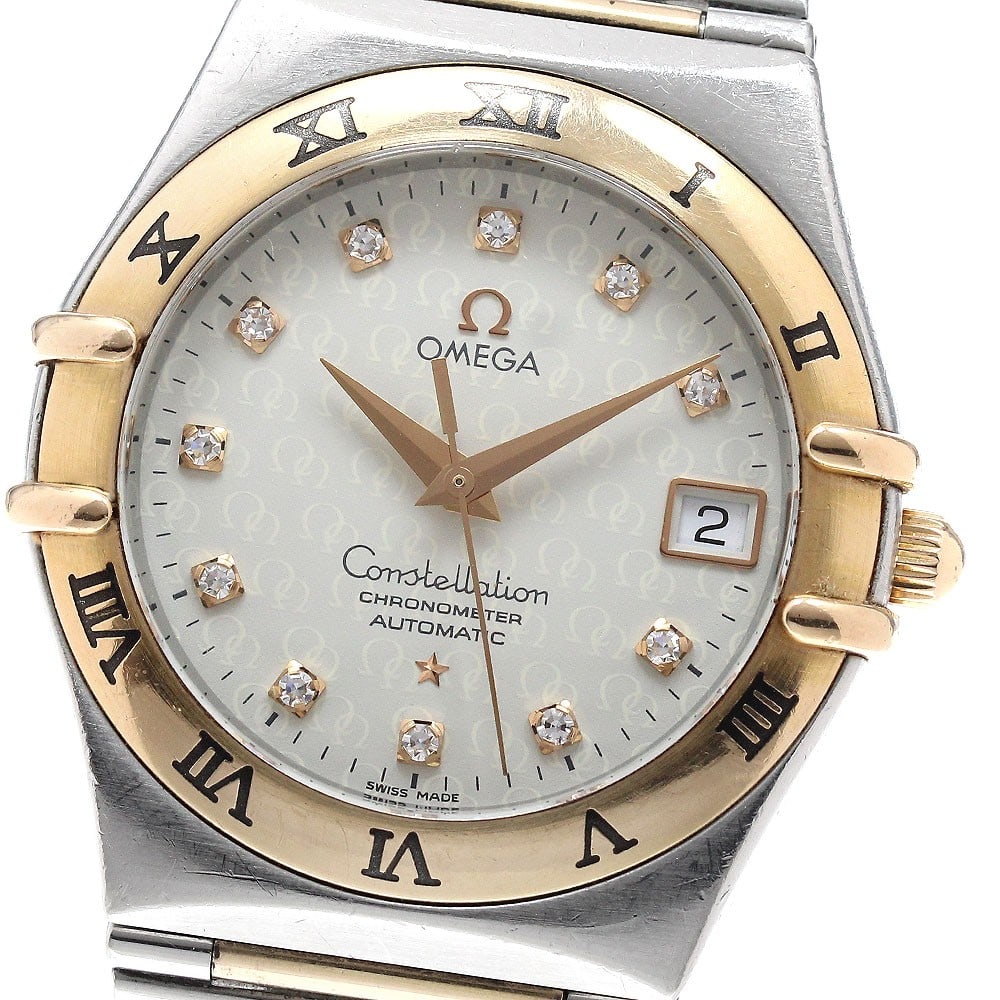 OMEGA Constellation 50th Anniversary 1304.35 Mens Automatic Watch: OMEGA Constellation 50th Anniversary 1304.35 Mens Automatic Watch OMEGA Constellation 50th Anniversary Model men's wristwatch with an automatic movement and date function. This watch features a beige 
