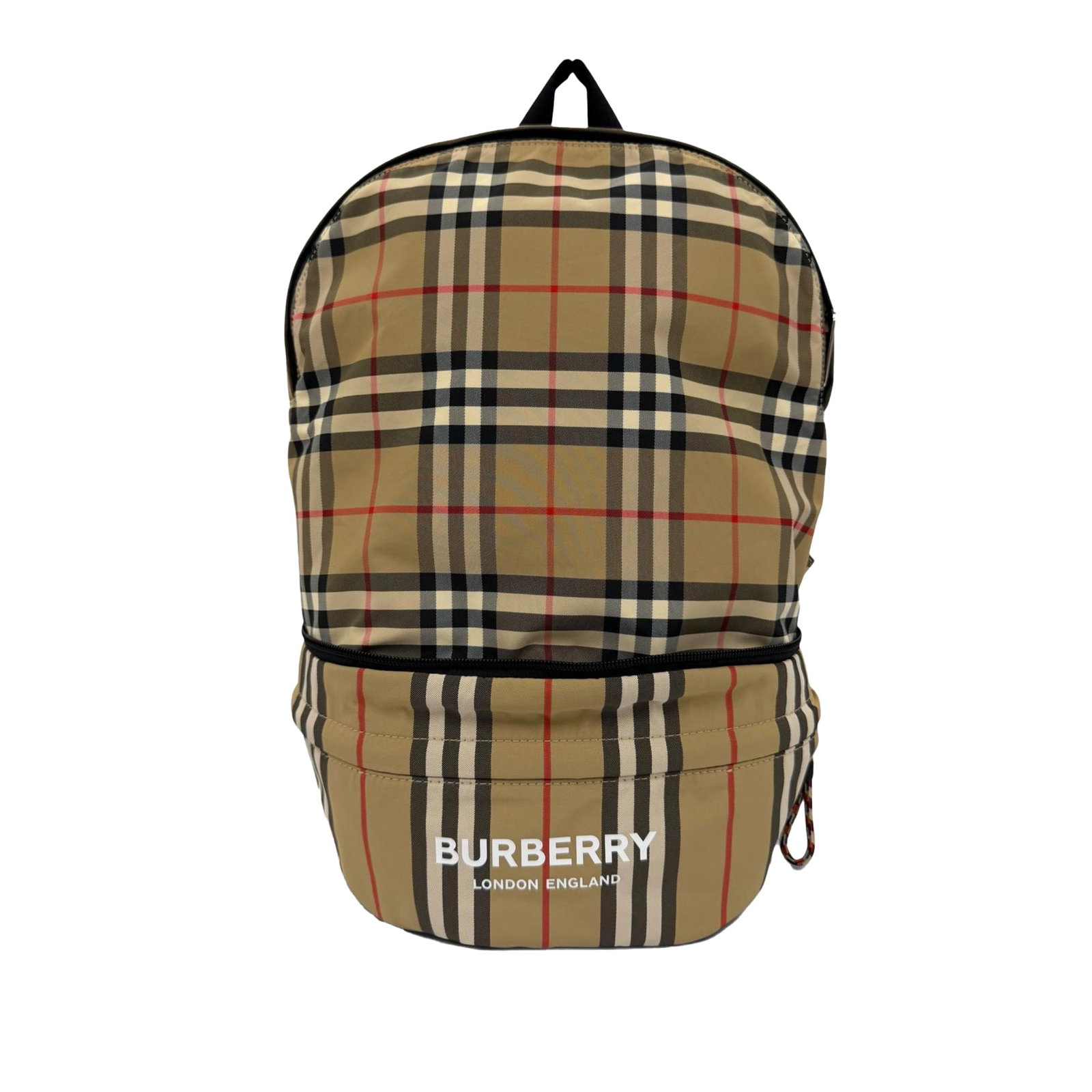 Burberry House Check Convertible Nylon Backpack Beige (1 of 14)