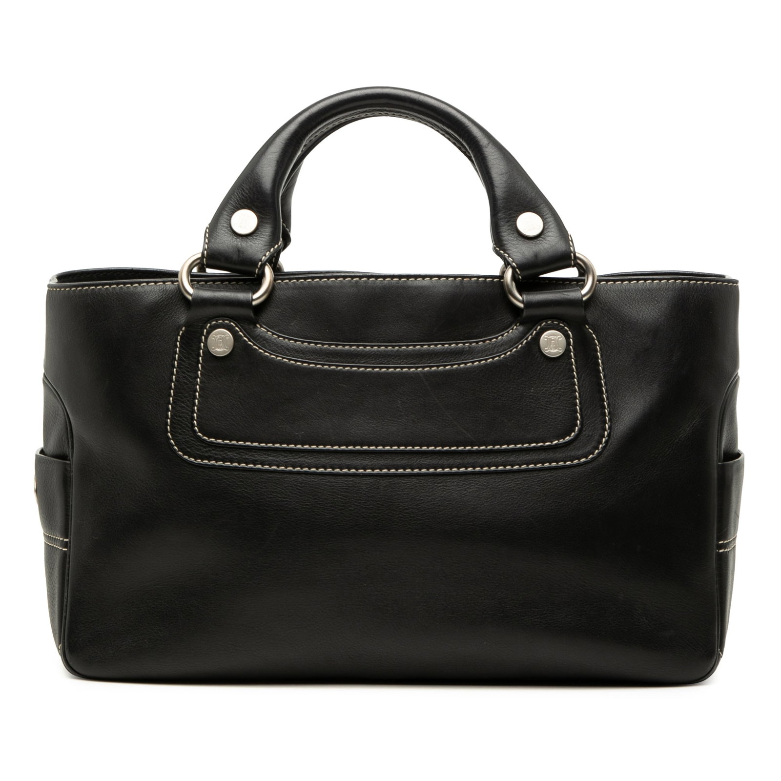 Celine Boogie Black Leather Top Handle Bag (1 of 6)