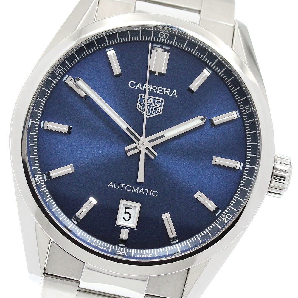 TAG Heuer Carrera Calibre 5 automatic mens date watch WBN2112-0 (1 of 7)