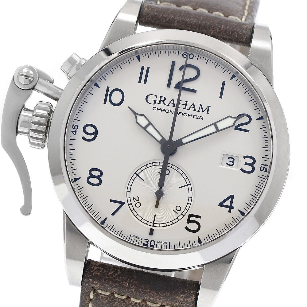 GRAHAM Chronofighter 1695 Automatic Mens Wristwatch Ref 2CXAS.S01A.L17S (1 of 6)