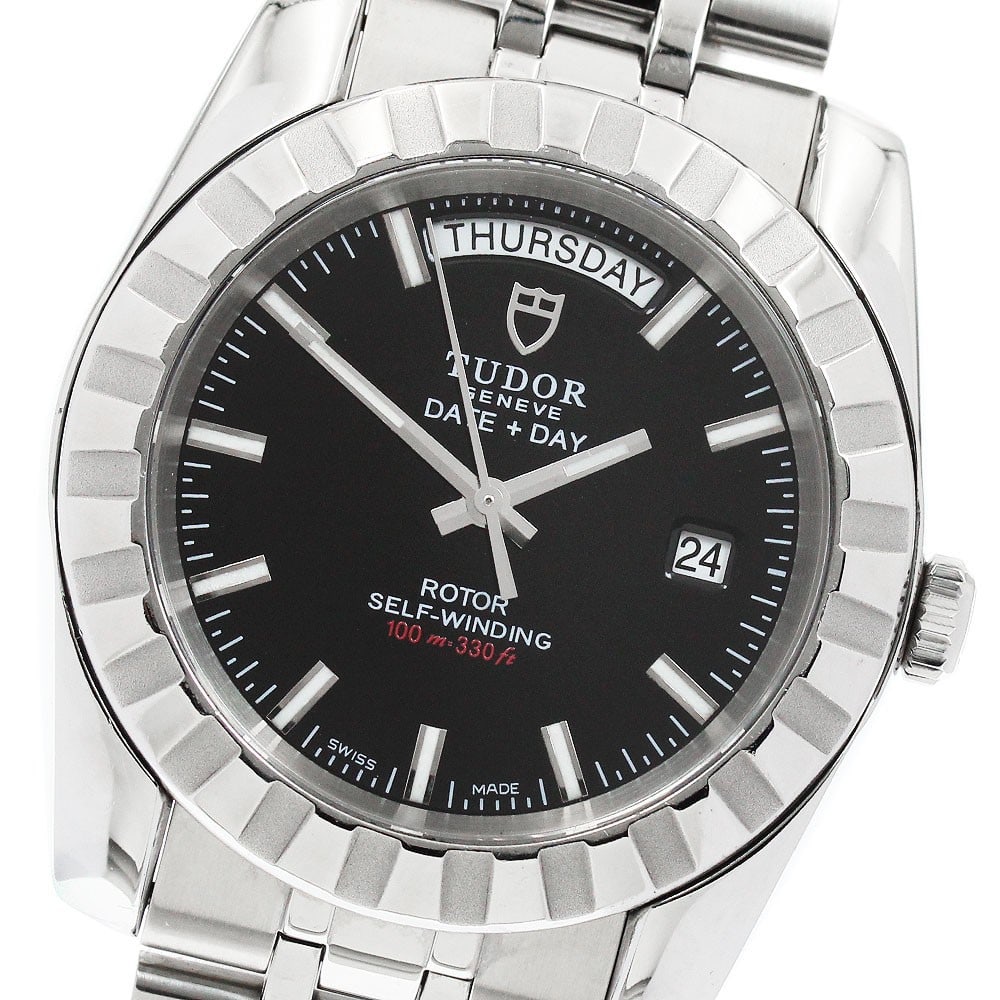 TUDOR Classic Date-Day 23010 Automatic Mens Stainless Steel Watch (1 of 6)
