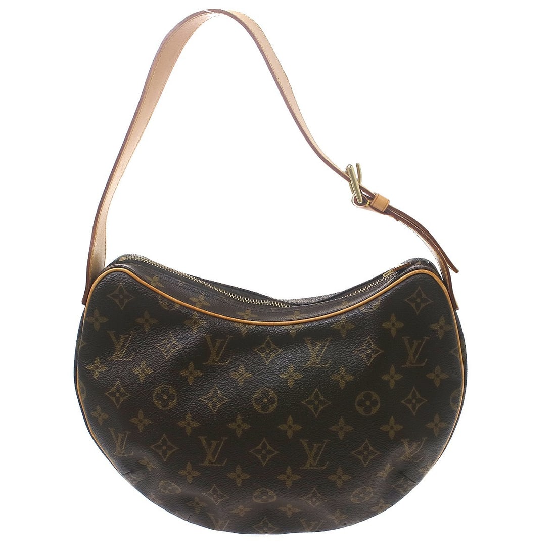 Louis Vuitton Croissant Shoulder Bag Brown Canvas: Louis Vuitton Croissant Shoulder Bag Brown Canvas Louis Vuitton Croissant shoulder bag in brown monogram canvas. Made in France, this piece features a curved silhouette and is offered in good conditio