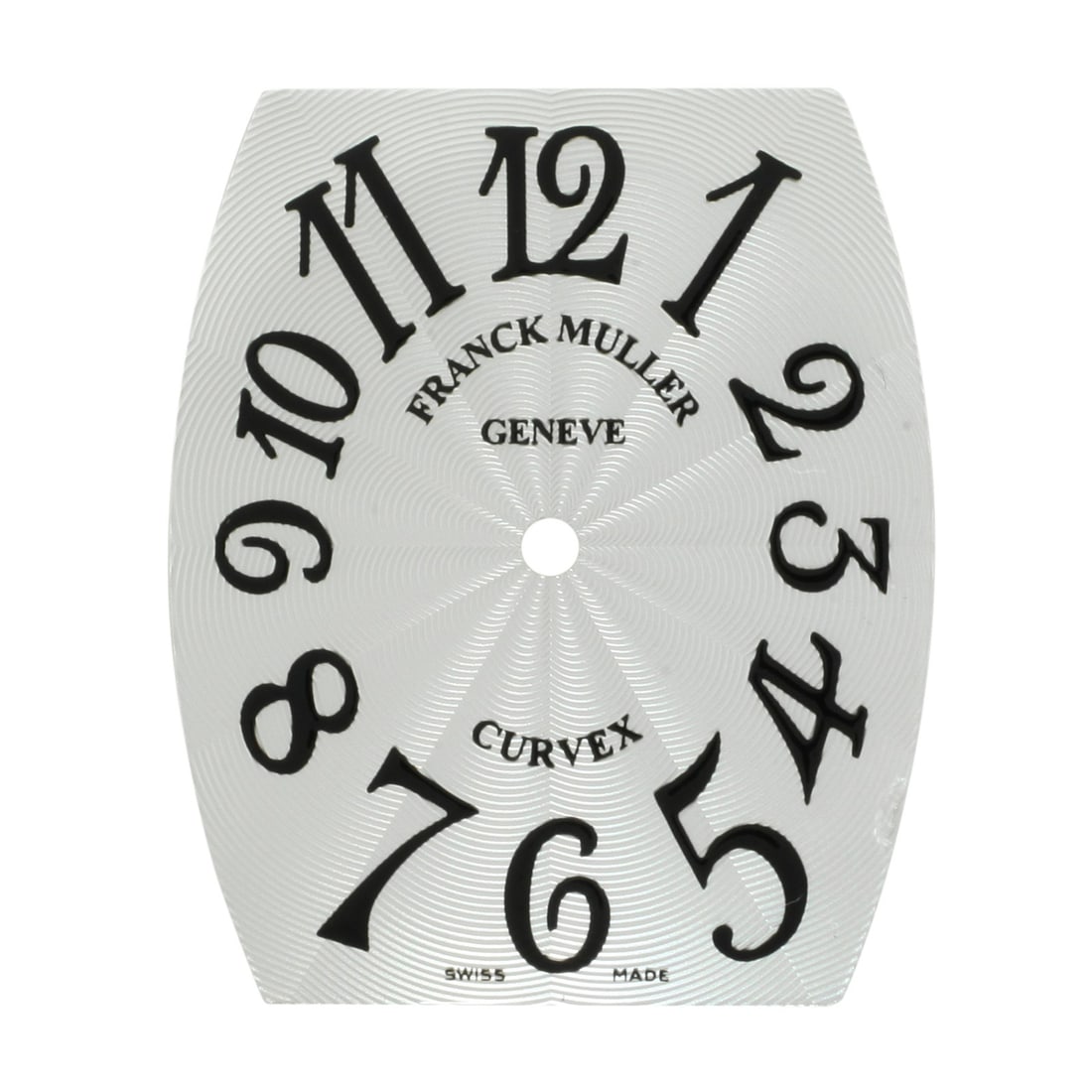 Womens Silver Watch Dial 23 x 28 mm Franck Muller Cintree Curvex (1 of 2)