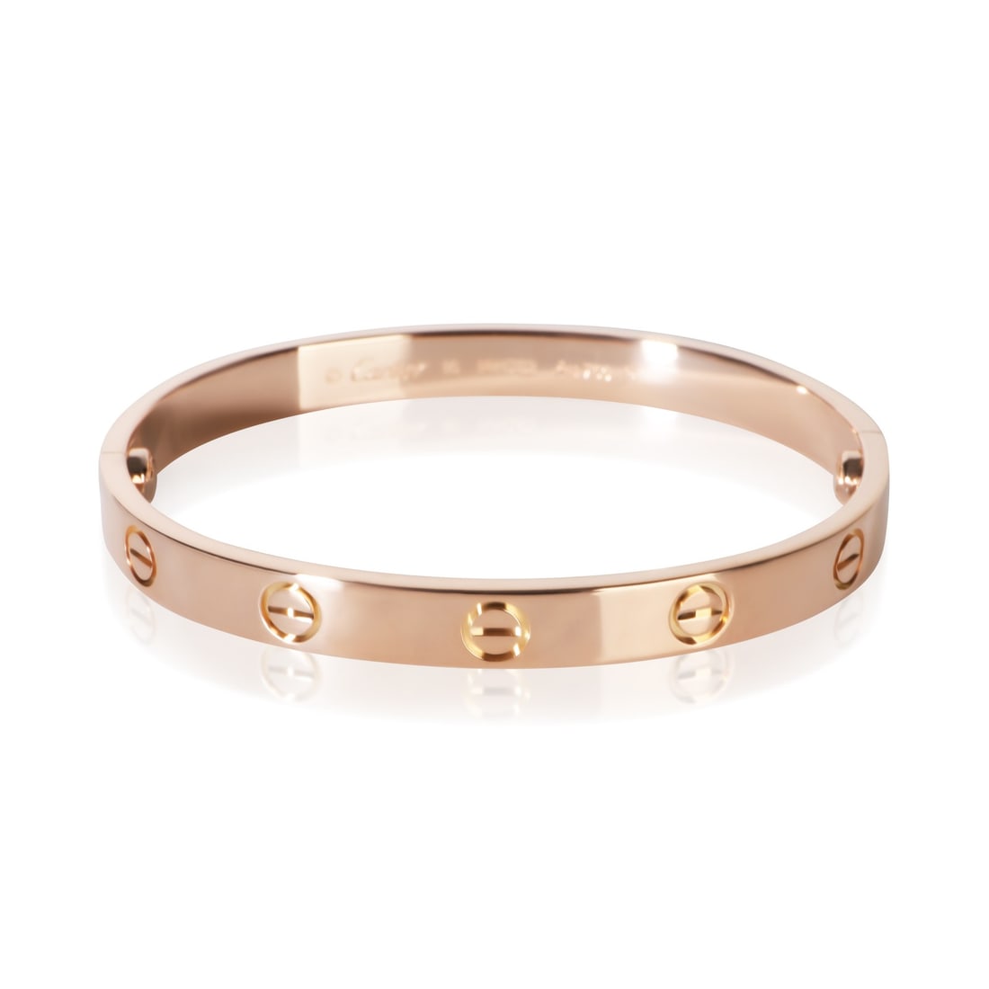 Cartier Love 18k Rose Gold Bracelet with Box Screwdriver (1 of 5)