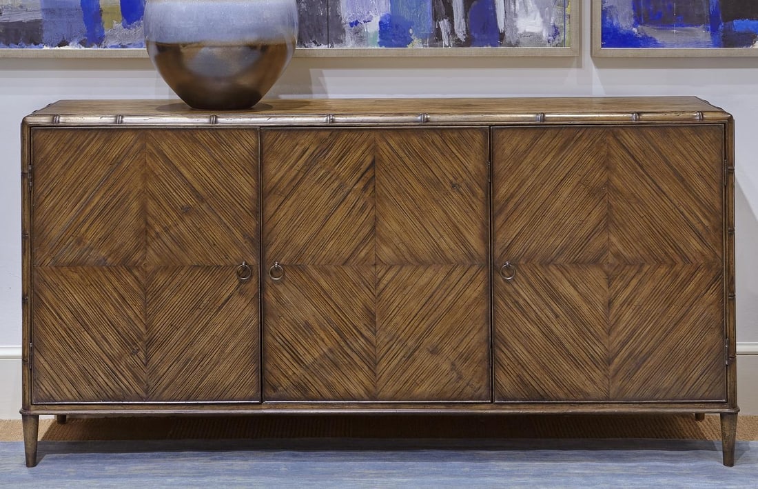 Stylish Port Eliot Bamboo Cabinet Asian Modern Design (1 of 1)