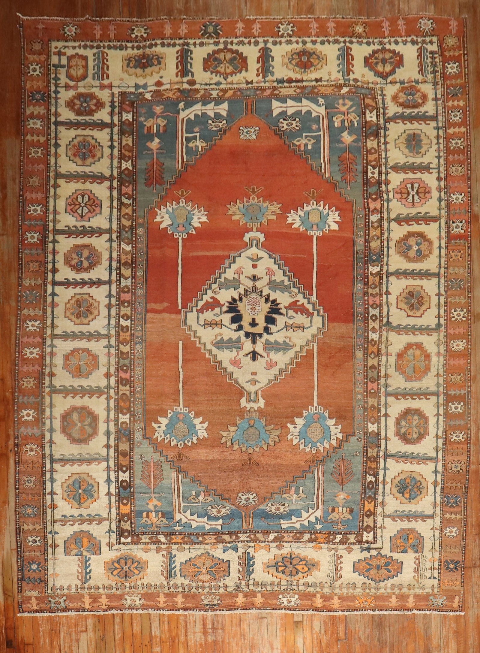 9' 9" x 15' 1" Late 19th Century Persian Bakshaish Carpet (1 of 7)