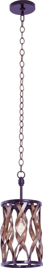 Kalco Soho Industrial Mini Pendant Light Green Milk Chocolate (1 of 1)