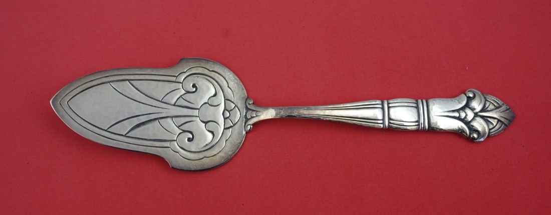 Sterling Silver Pie Server Marshall Field & Co Deco 10 1/4 (1 of 2)