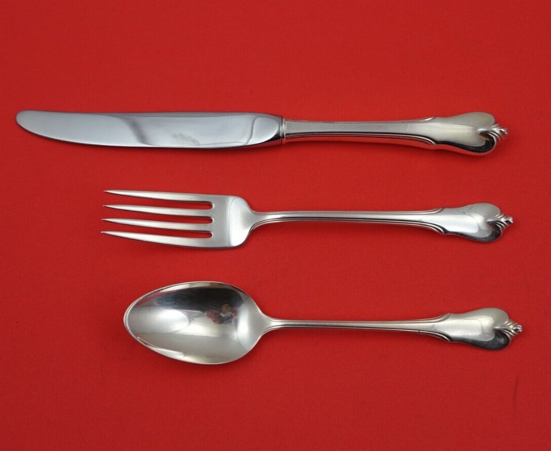 Wallace Grand Colonial Sterling Silver 3pc Infant Set (1 of 3)