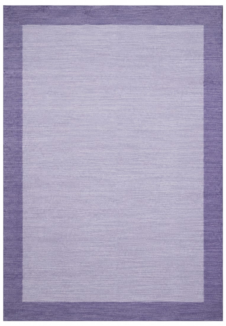 8.2 x 9.10 Solid Purple Lavender Fine Wool Handmade Rug: 8.2 x 9.10 Solid Purple Lavender Fine Wool Handmade Rug Free continental US Shipping Enhance your space with this exquisite handmade rug, measuring 8.2 x 9.10 feet, crafted from fine wool in a stunnin