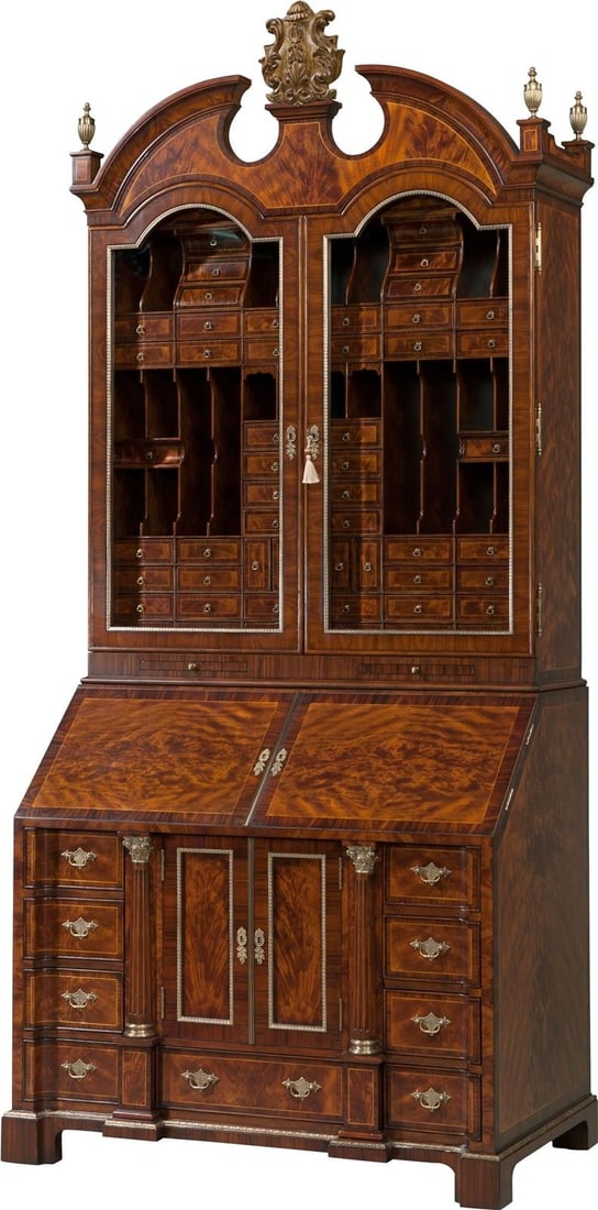 Theodore Alexander Lord Spencer Bureau Cabinet Mahogany Finish: Theodore Alexander Lord Spencer Bureau Cabinet Mahogany Finish Introducing an Elegant Bureau Cabinet featuring a rich mahogany finish that complements its antique or vintage style. This exquisite secr