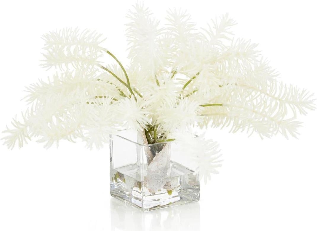 John-Richard Vintage Style White Pampas Grass Display: John-Richard Vintage Style White Pampas Grass Display Enhance your home decor with this stylish pampas grass display, designed in an antique or vintage style. This beautiful botanical piece features l