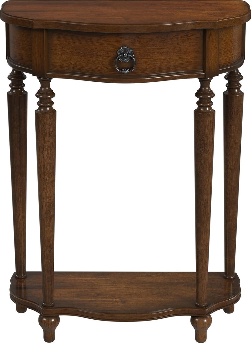 Butler Ashby Console Table Cherry Finish Vintage Style (1 of 7)