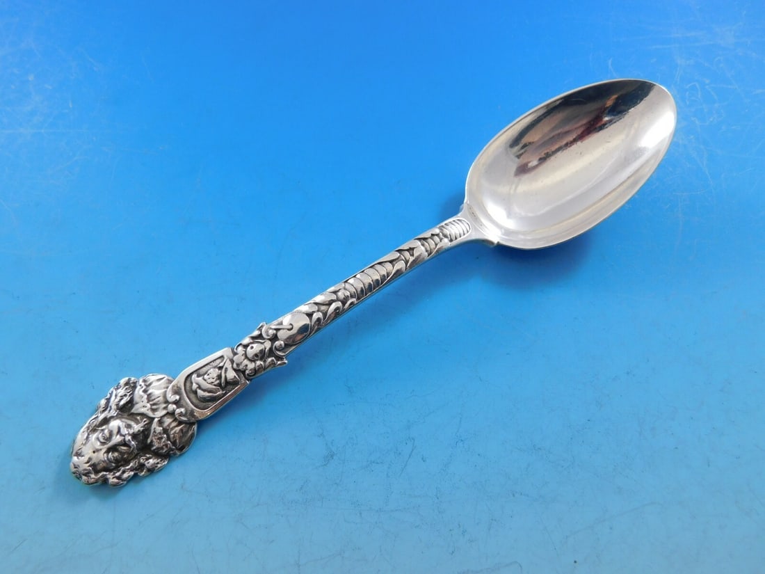 Gorham Old Masters sterling silver teaspoon 5 3/4 inch (1 of 4)
