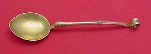 German Sterling Silver Duck Figural Soup Spoon 7.5 inches (1 of 1)