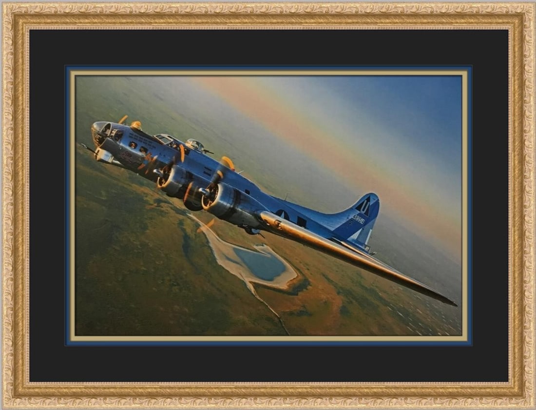 Boeing B-17G Flying Fortress C Custom Framed Print by Philip Makanna (1 of 2)