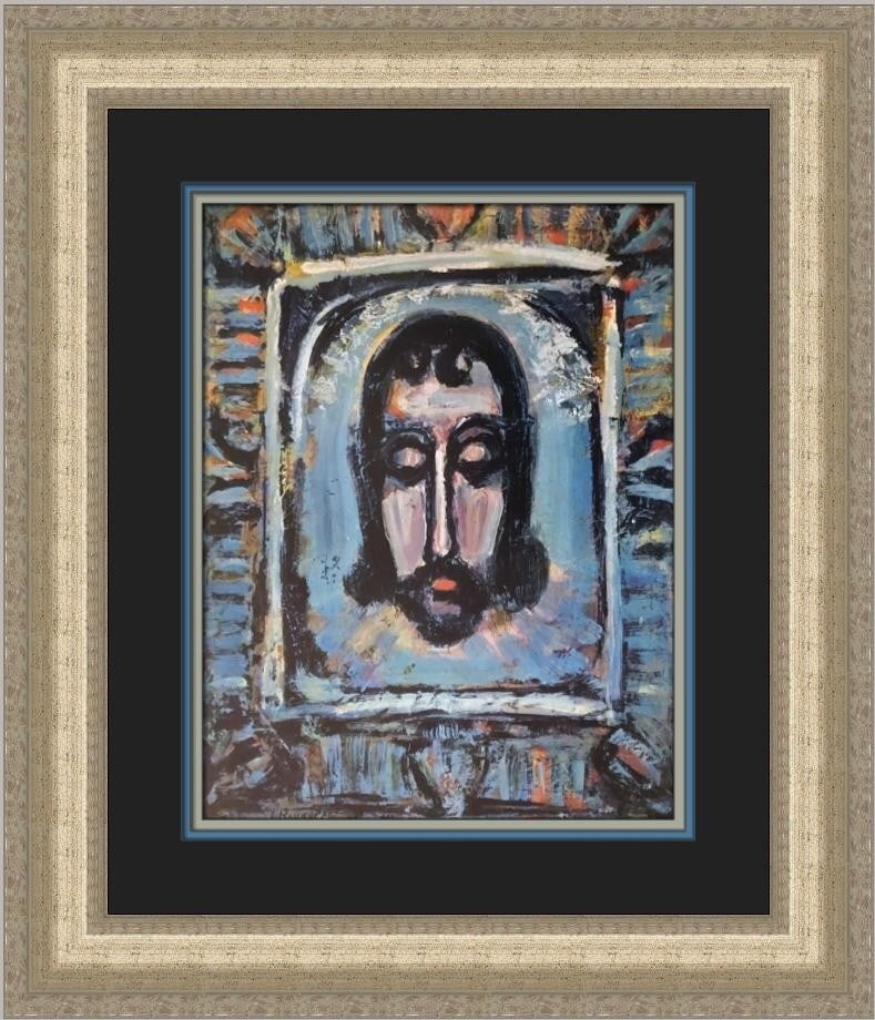 Georges Rouault The Holy Face Custom Framed Art Print 1972 (1 of 2)
