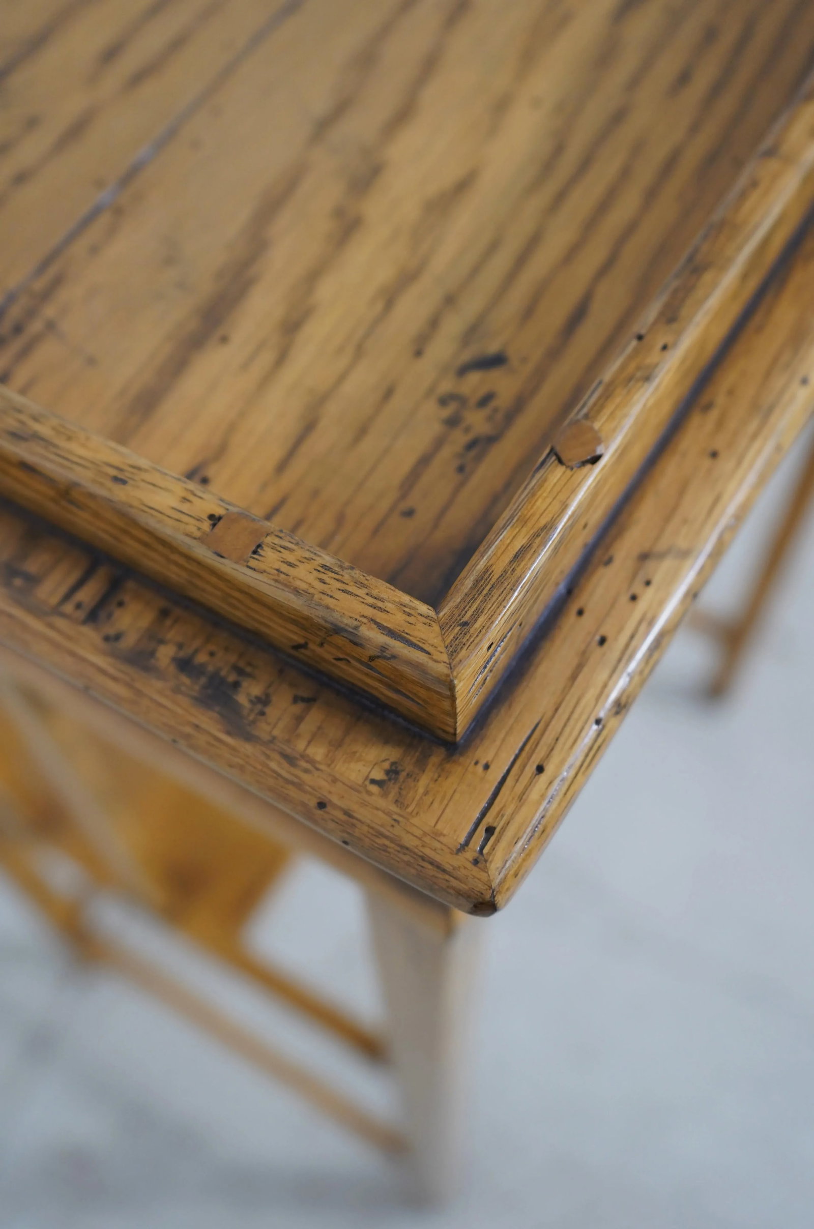 Guy Chaddock Distressed Oak Adjustable Lectern Stand - 6