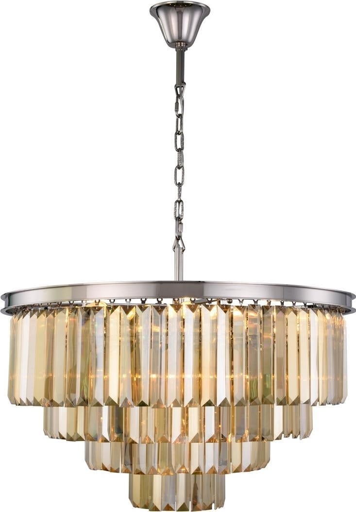 Elegant Lighting Sydney Pendant Light Golden Teak Crystal UL-Listed: Elegant Lighting Sydney Pendant Light Golden Teak Crystal UL-Listed Illuminate your space with the stunning Sydney Pendant Light, a perfect blend of elegance and modern design. This exquisite fixture 
