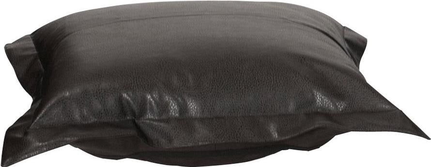 Howard Elliott Avanti Black Puff Ottoman Cushion Cover 24x24 (1 of 1)