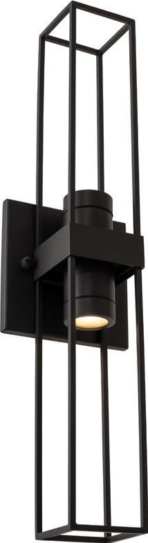 Kalco Modern Eames LED Wall Sconce Matte Black 11W Dimmable: Kalco Modern Eames LED Wall Sconce Matte Black 11W Dimmable Enhance your space with this modern Eames LED sconce, designed in a sleek matte black finish. Perfect for both indoor and outdoor settings, 