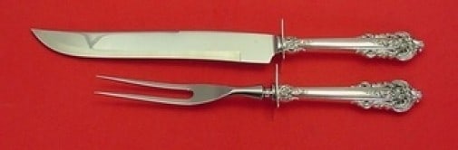 Wallace Grande Baroque Sterling Silver 2pc Carving Set (1 of 1)