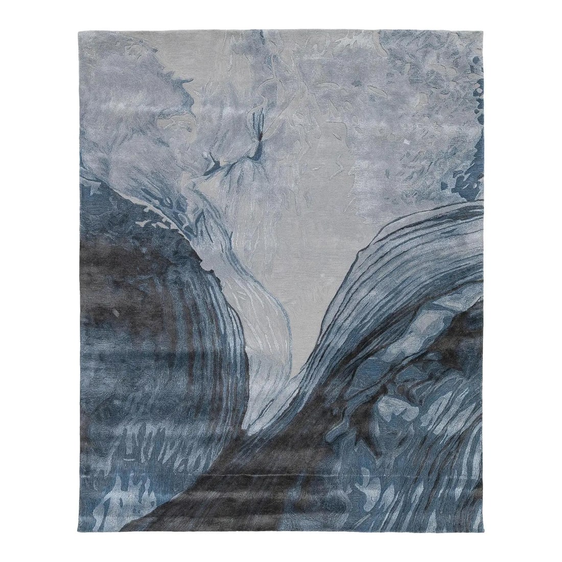 8' x 10' Hand-Tufted Wool and Viscose Abstract Area Rug (1 of 10)