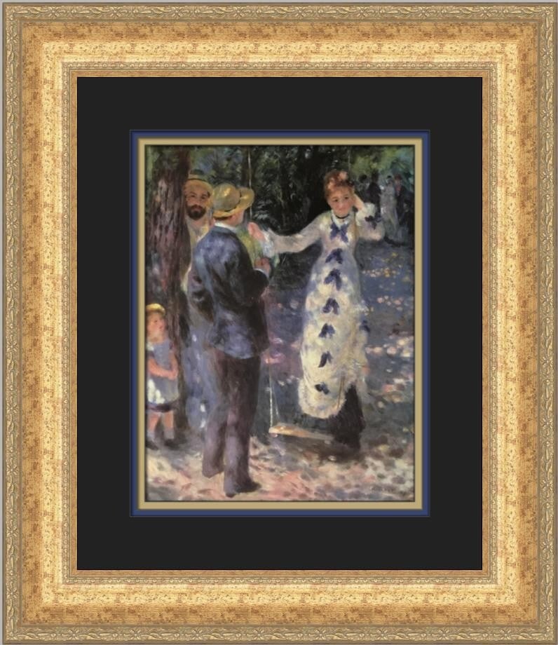 Pierre-Auguste Renoir The Swing Custom Framed Art Print 1984 (1 of 2)
