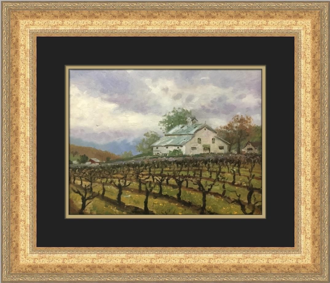 Thomas Kinkade Spring In Napa Valley Framed Print 21 x 17 (1 of 2)