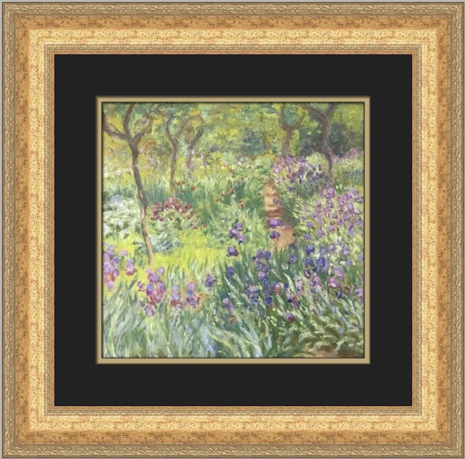 Monet Iris Garden at Giverny open edition framed print (1 of 2)