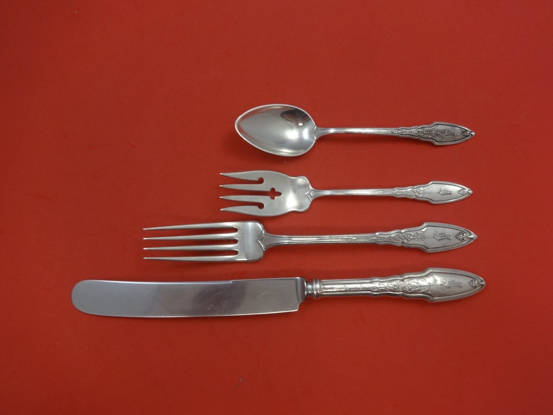 4pc Watson Lady Wellesley Sterling Silver Dinner Place Setting (1 of 1)