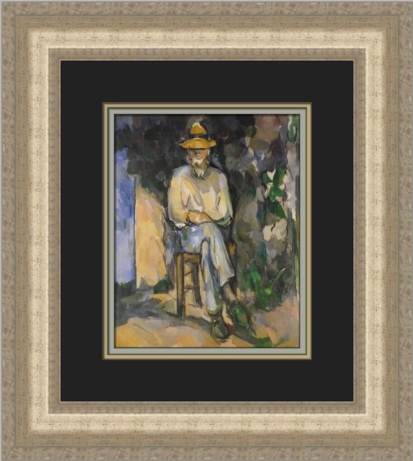 Paul Cezanne The Gardener Custom Framed Print 17x16 Expressionism (1 of 2)