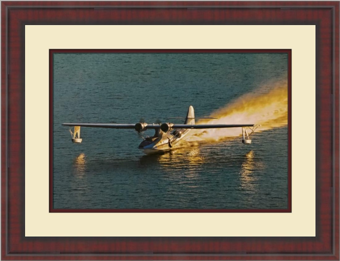 Custom Framed CONSOLIDATED PBY-5A CATALINA Aviation print (Licensed Reprint) by Philip Makanna (1 of 2)