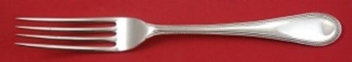 Asprey Beaded Round Sterling Silver 8 1/4 Dinner Fork 4 Tine (1 of 1)