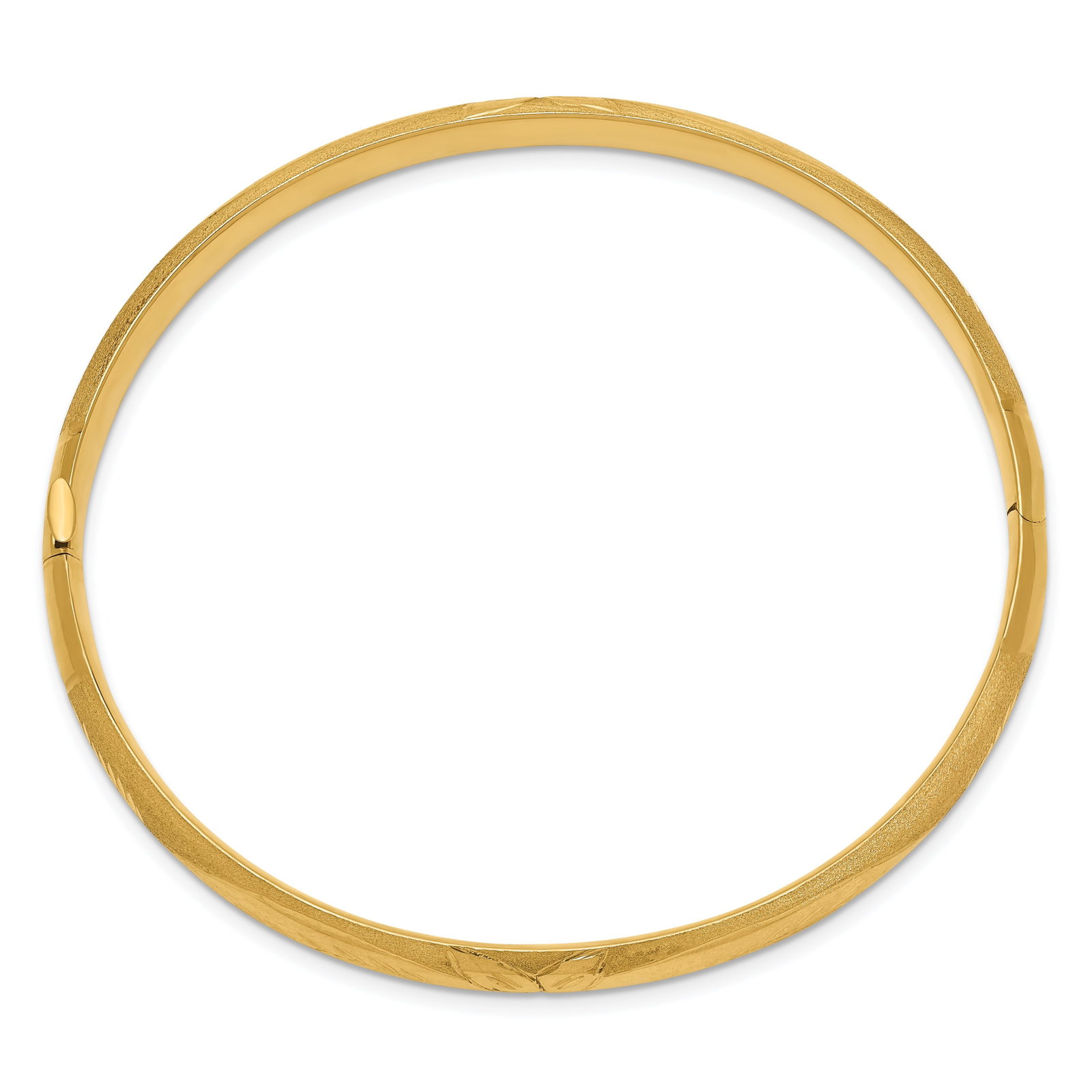 14k 4/16 Oversize Florentine Engraved Hinged Bangle Bracelet: 14k 4/16 Oversize Florentine Engraved Hinged Bangle Bracelet 14k 4/16 Oversize Florentine Engraved 6.00mm Hinged Round Bangle Bracelet Metal: 14k Yellow Gold Weight: 7.67 grams Length: 8" Width: 6" Th