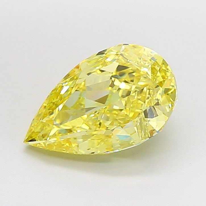 Loose Diamond - PEAR 4.62ct Fancy Intense Yellow VS1: Loose Diamond - PEAR 4.62ct Fancy Intense Yellow VS1 Source: This is a real non-mined Diamond that has been grown in a lab Shape: PEAR Carats: 4.62 Color: Fancy Intense Yellow Certification: IGI Video