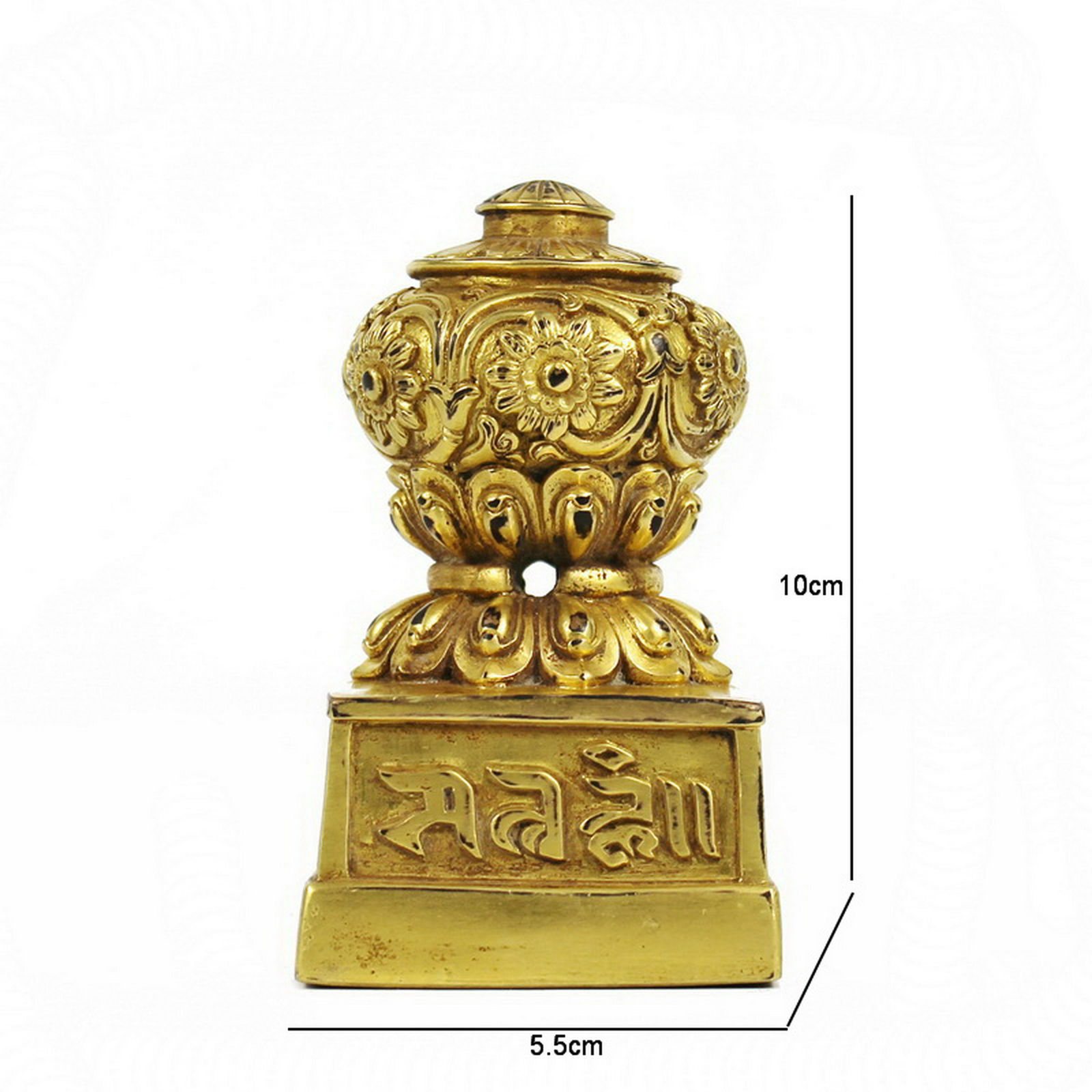 Tibetan seal six-character mantra (1 of 4)