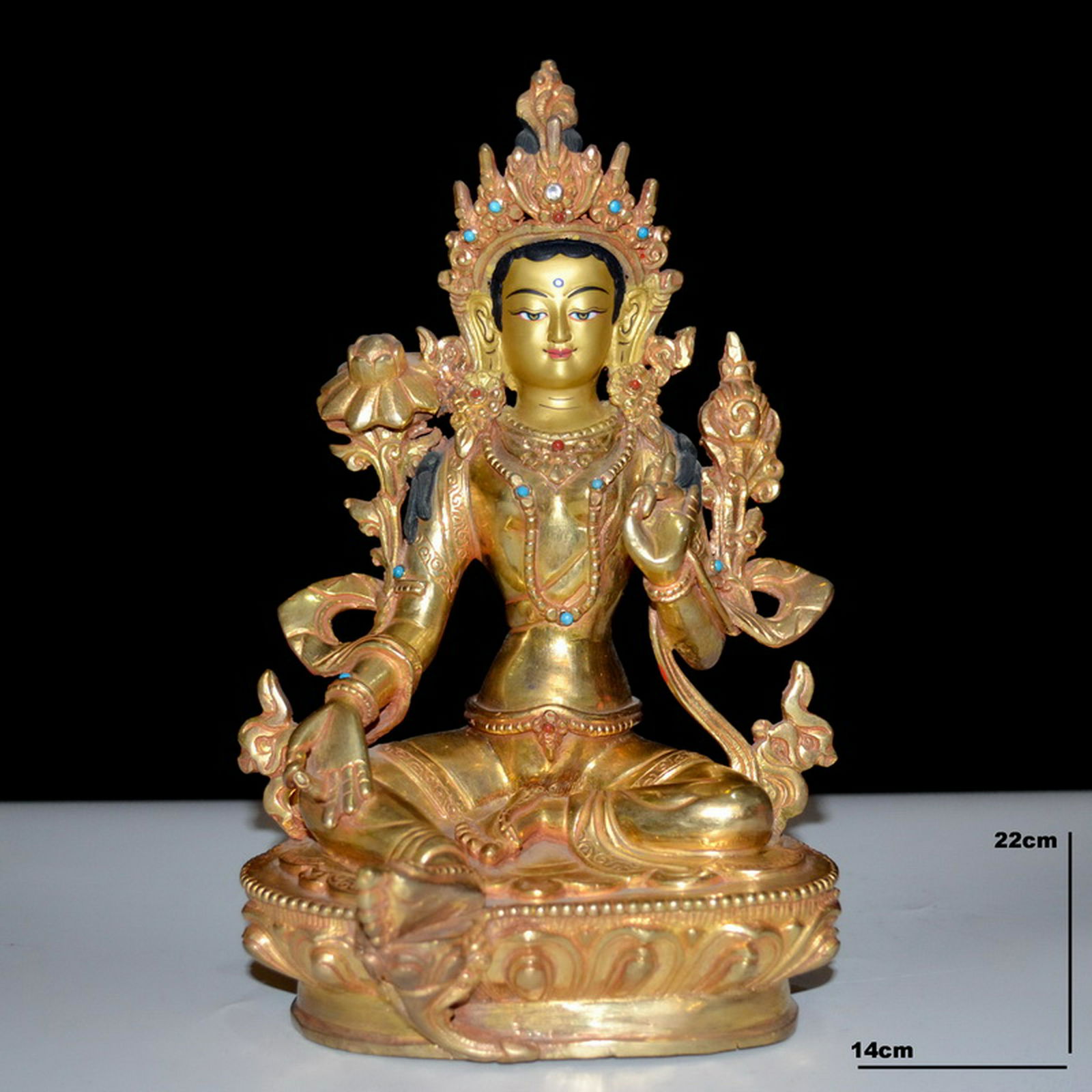 Green Tara, Guanyin Bodhisattva incarnation (1 of 6)