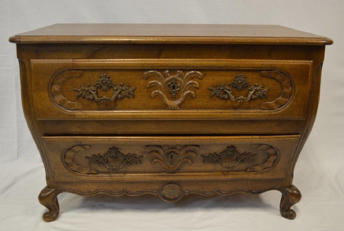 Louis XIV Style Provincial Walnut Commode (1 of 6)
