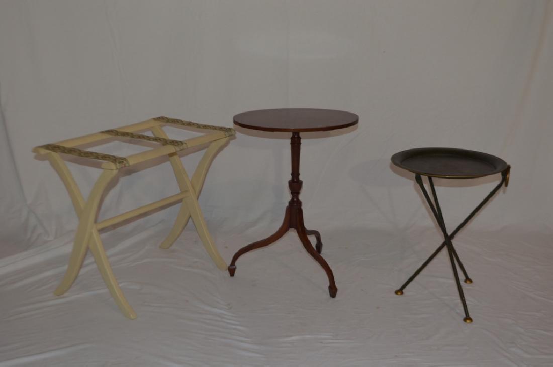 Two Side Tables and a Luggage Rack (1 of 7)