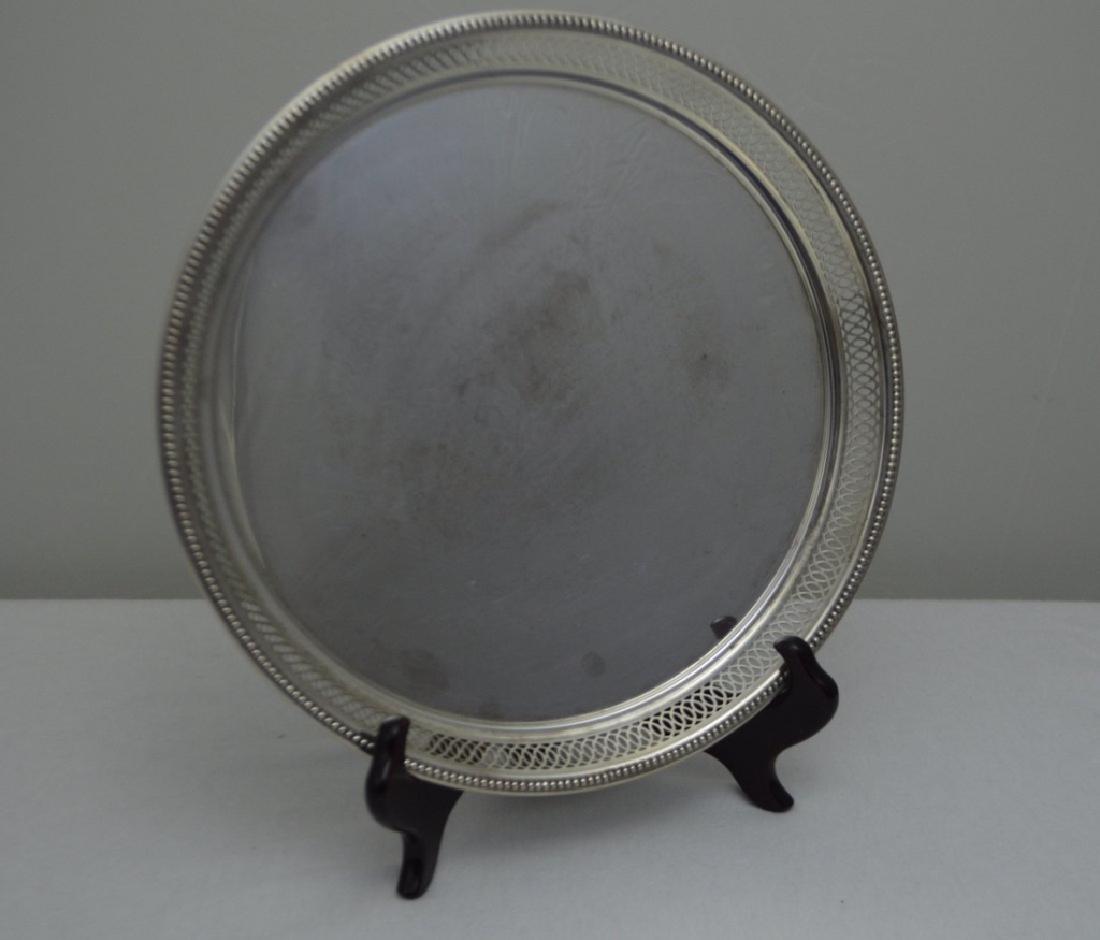 Wallace Sterling Circular Serving Tray (1 of 4)