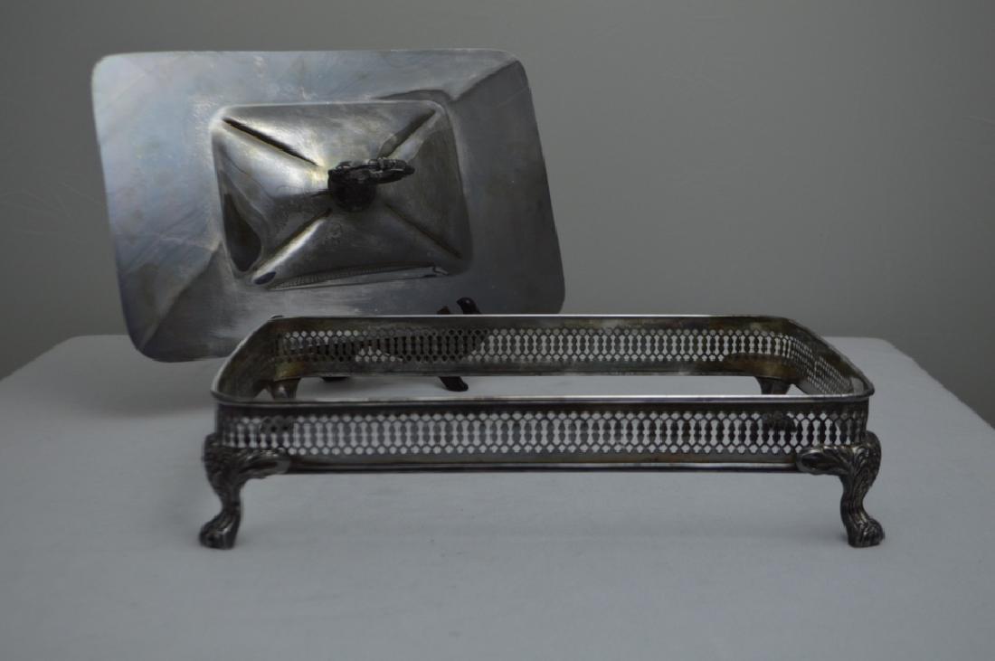 Silver Plate Casserole Stand (1 of 4)