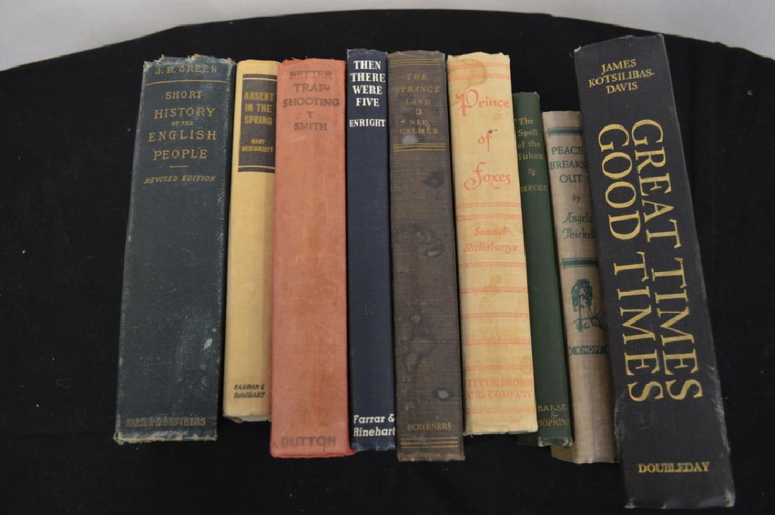 A Collection of Nine First Edition Books (1 of 10)