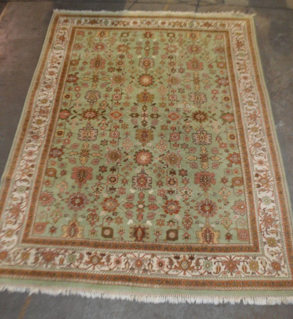 Hand-knotted Indo-Persian Tabriz Wool Rug - 8.5' x 12' (1 of 5)