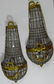 Pair of Louis XVI Style Crystal Two Light Sconces - 2