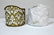 Four Fortuny Gold Delphino Pattern Sconce Shades - 2