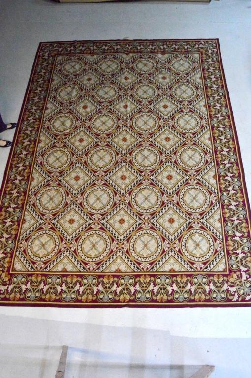 Hand-Tufted American Stark Carpets Wool Rug  13' x 9' (1 of 6)